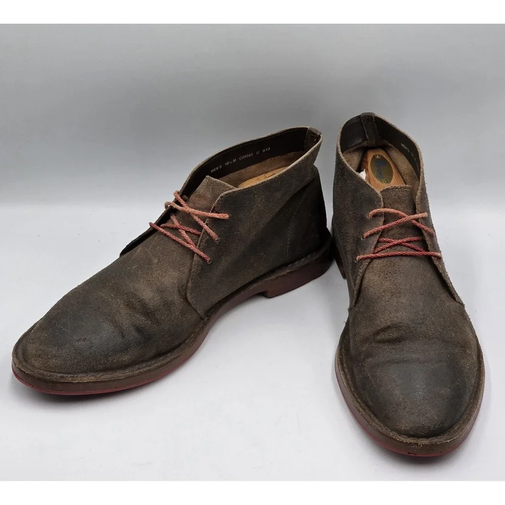 Cole Haan Paul C09565 Brown Chukka Boots Lace up Men's Size 10.5 M